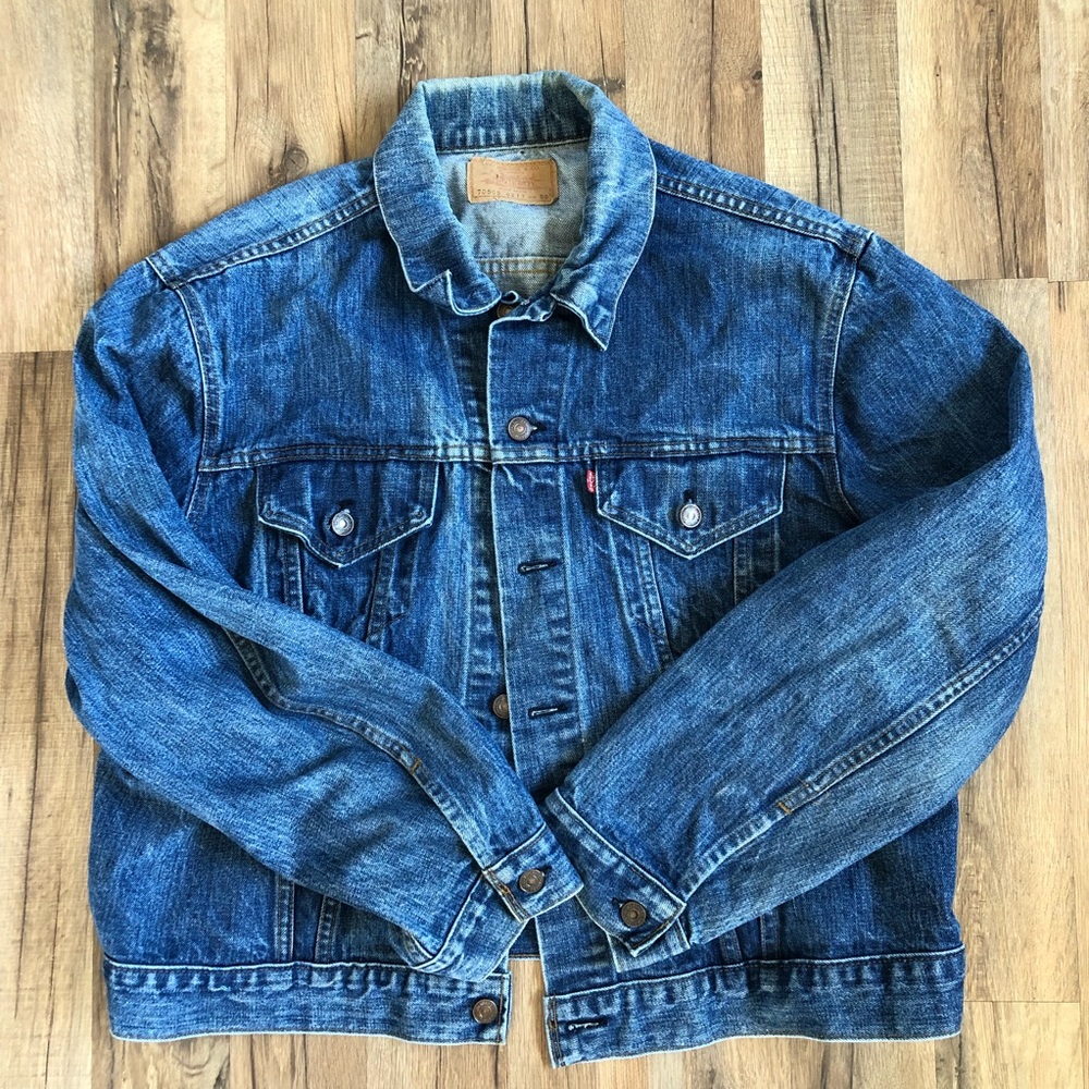 VINTAGE Men’s LEVIS Made in the USA Denim Jacket | SIZE 50